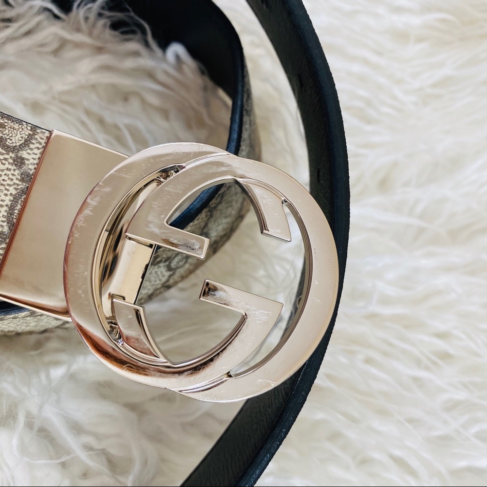 Gucci Reversible GG Supreme belt 90/36 - Picture 6 of 13